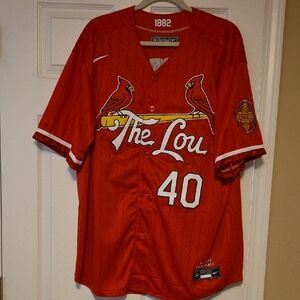 Nike Red Jersey with White Accents